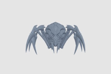 elisespider_蜘蛛形态 3D打印模型