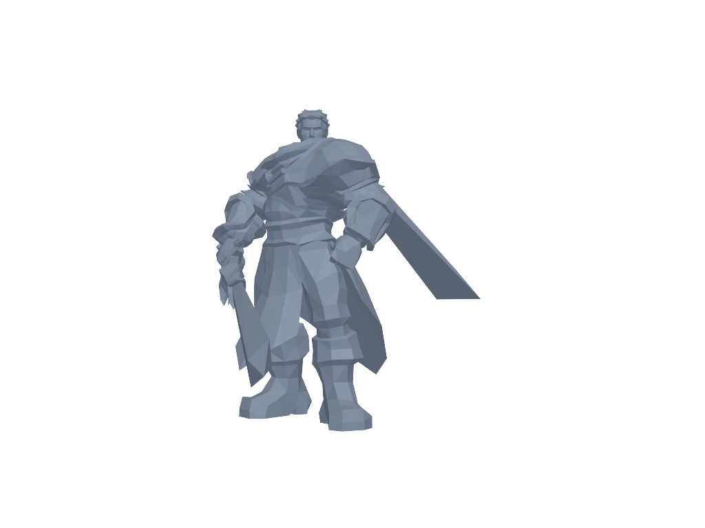 garen_德玛西亚之力 3D打印模型