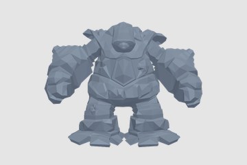 golem_石头野怪1 3D打印模型