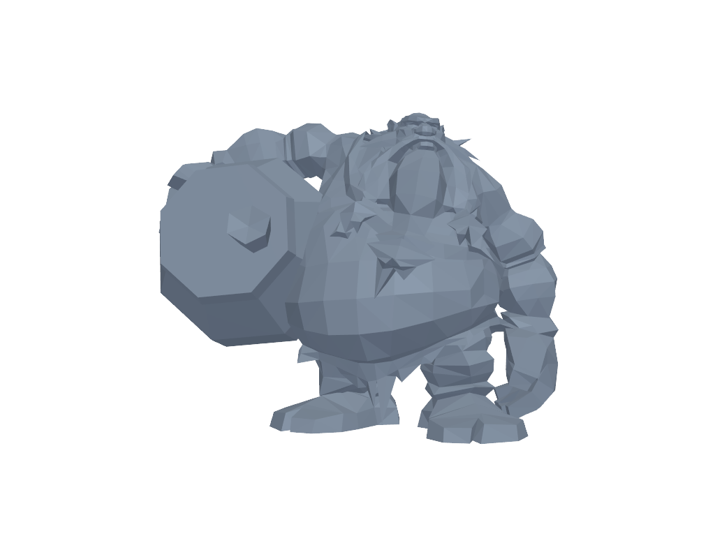 gragas_酒桶 3D打印模型