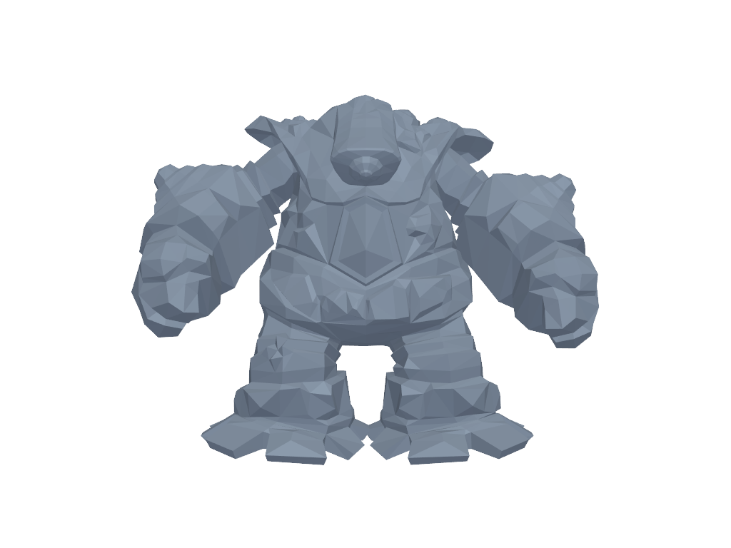 golem_石头野怪1 3D打印模型