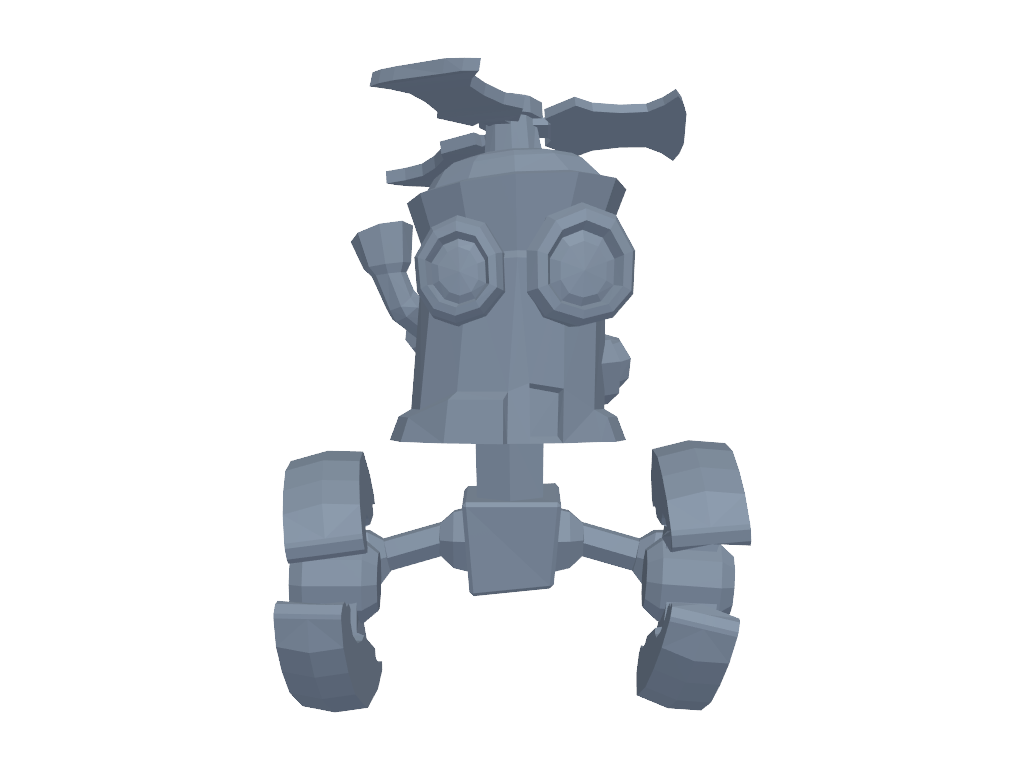 hermitrobot_大发明家机器人 3D打印模型