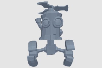hermitrobot_大发明家机器人 3D打印模型