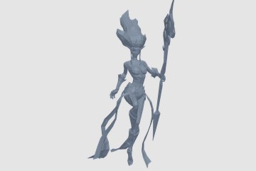 janna_风暴之怒迦娜 3D打印模型