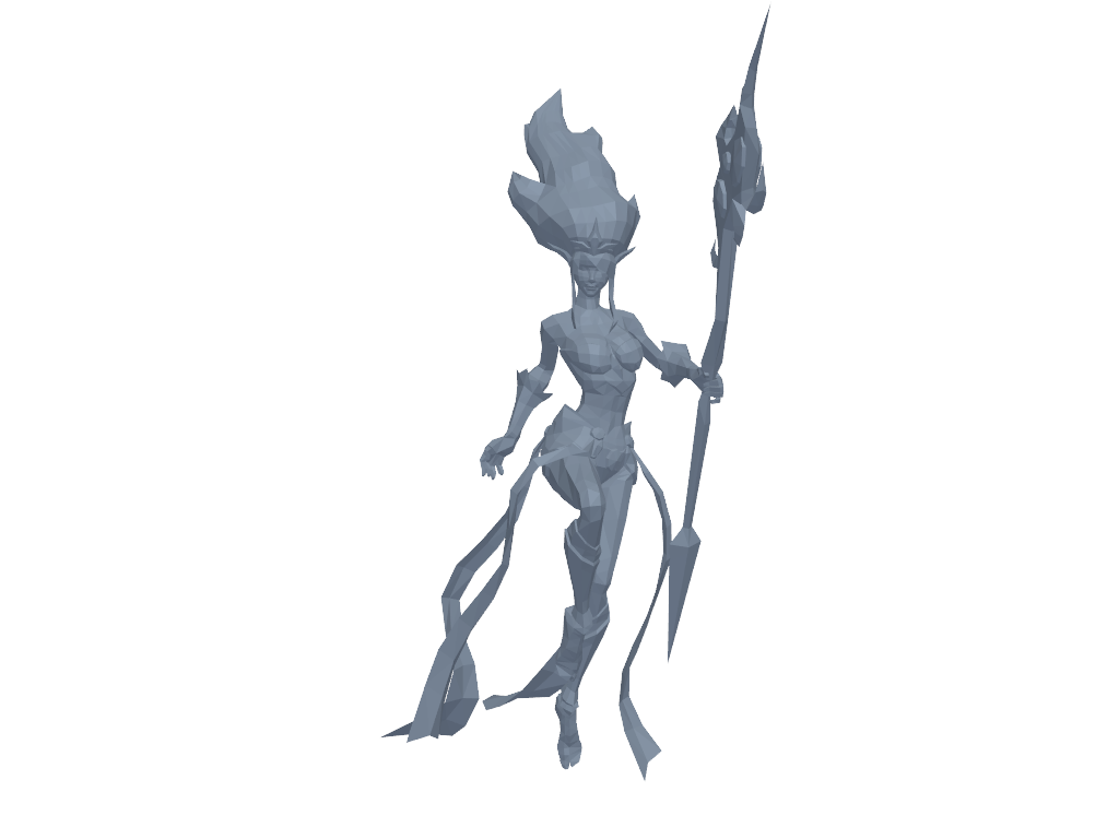 janna_风暴之怒迦娜 3D打印模型