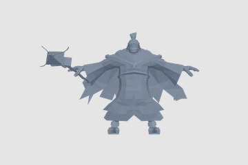 jax_武器大师 3D打印模型