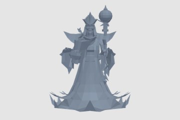 karthus_死亡颂唱者卡尔萨斯 3D打印模型
