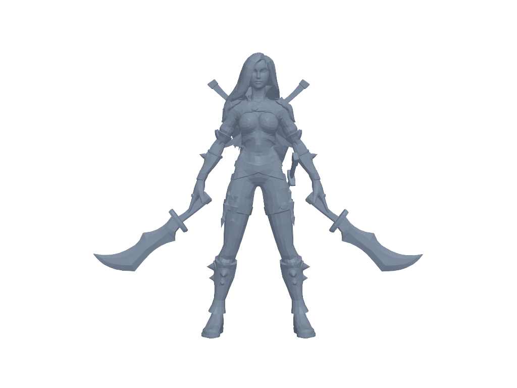 katarina_不祥之刃卡特琳娜 3D打印模型