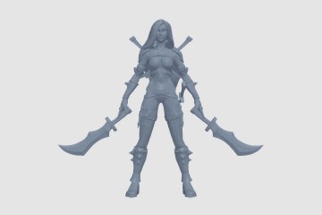 katarina_不祥之刃卡特琳娜 3D打印模型