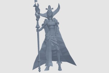 leblanc_诡术妖姬 3D打印模型
