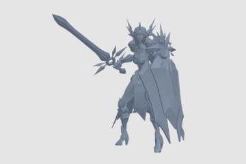 leona_曙光女神 3D打印模型