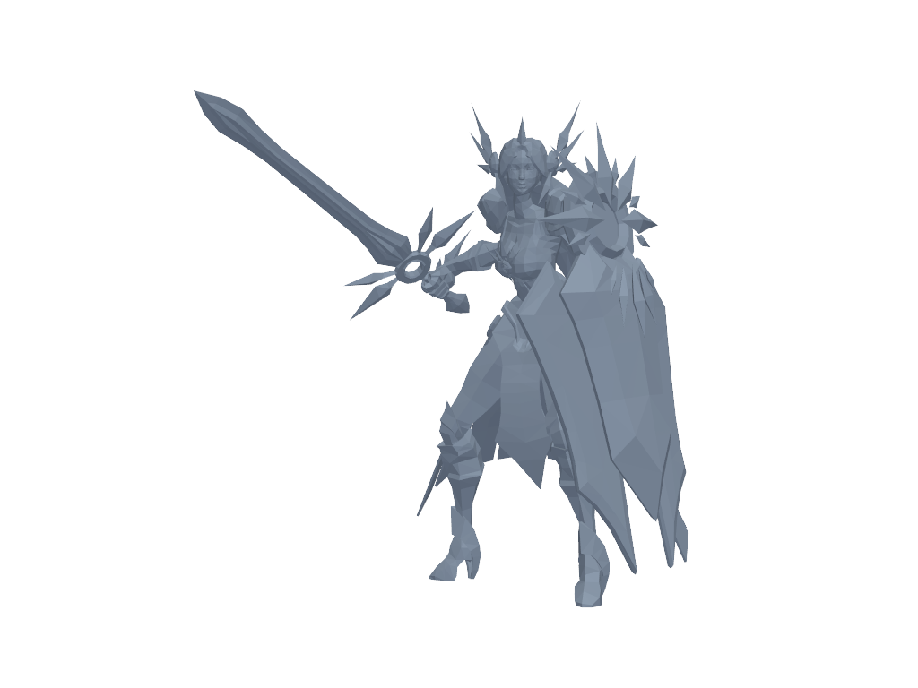 leona_曙光女神 3D打印模型