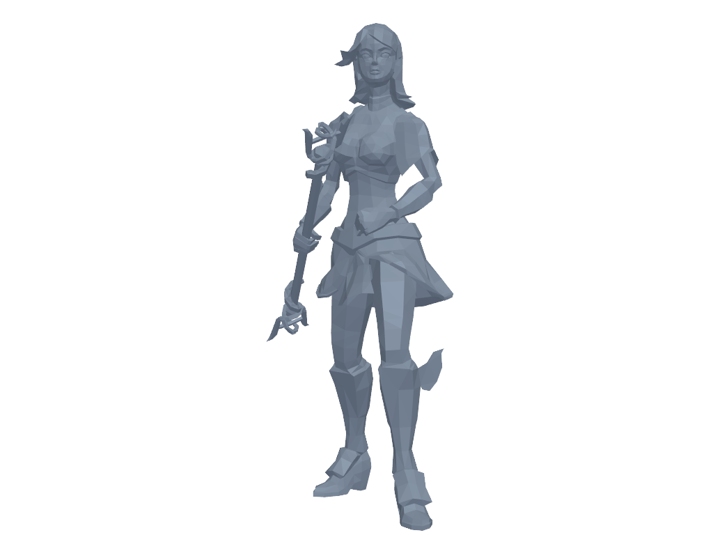 lux_光辉女郎 3D打印模型