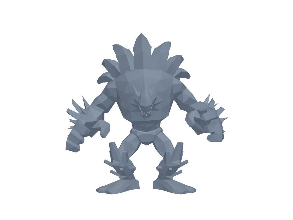 malphite_熔岩巨兽 3D打印模型
