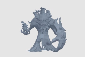maokai_扭曲树精 3D打印模型