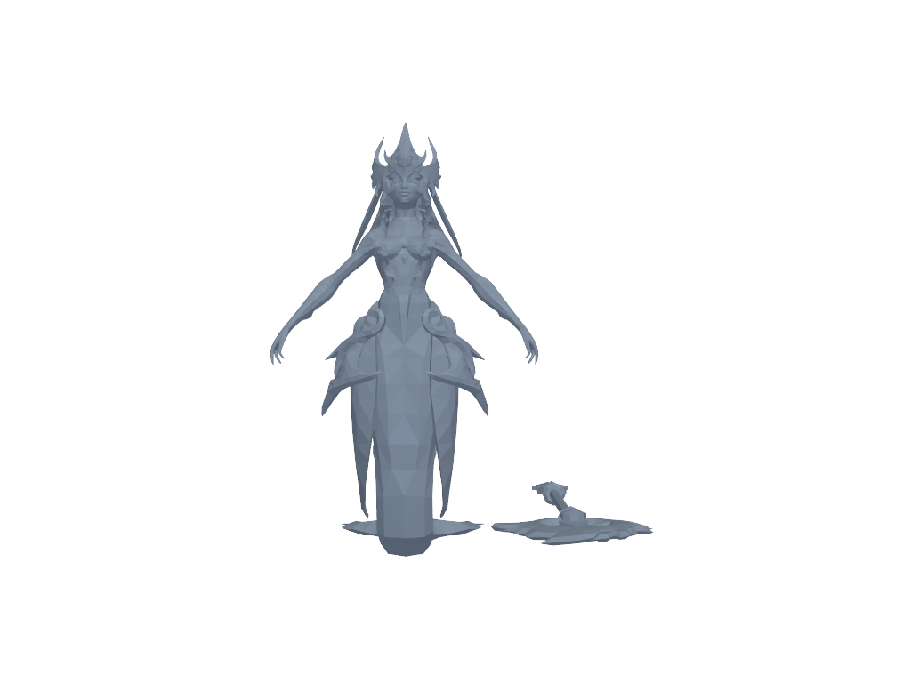 nami_唤潮鲛姬娜美 3D打印模型