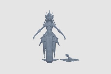 nami_唤潮鲛姬娜美 3D打印模型