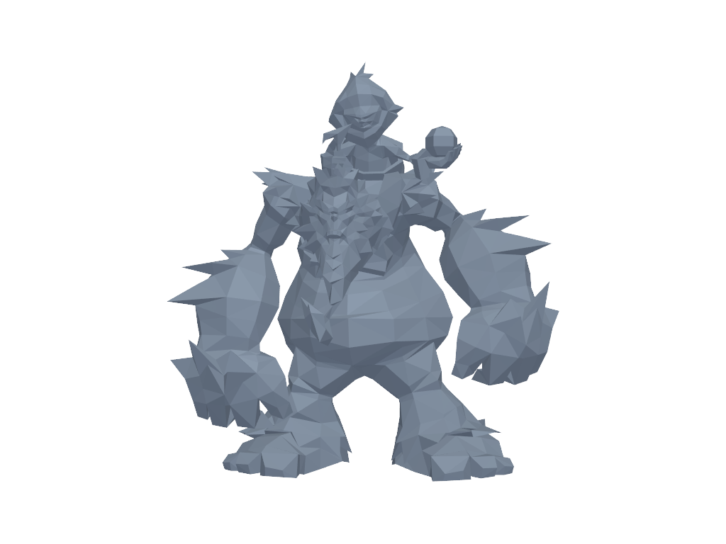 nunu_雪人骑士 3D打印模型