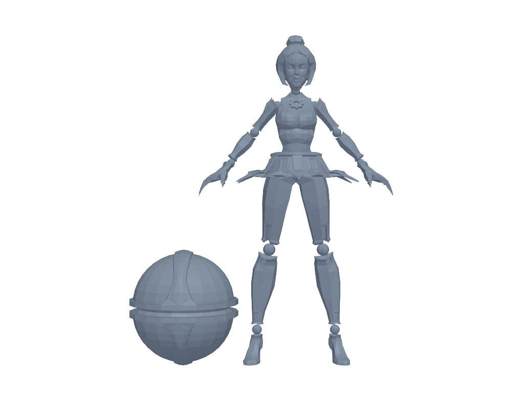 oriana_发条魔灵 3D打印模型