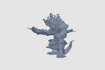renekton_荒漠屠夫 3D打印模型