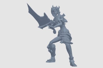 riven_放逐之刃锐雯 3D打印模型