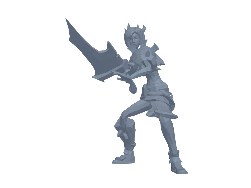 riven_放逐之刃锐雯 3D打印模型