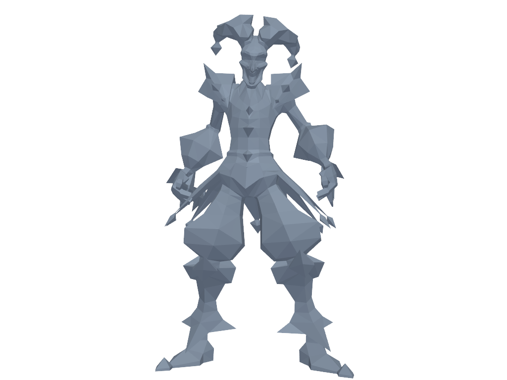 shaco_恶魔小丑 3D打印模型
