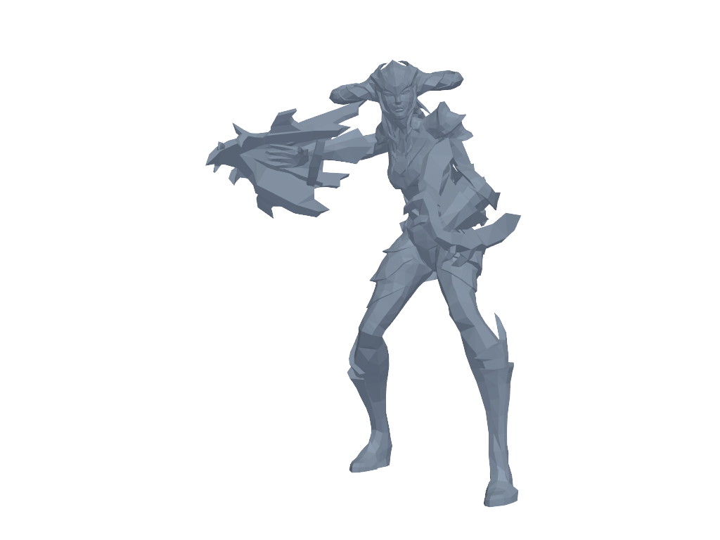 shyvana_龙血武姬 3D打印模型
