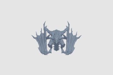 shyvanashadowdragon_龙血武姬龙形态 3D打印模型