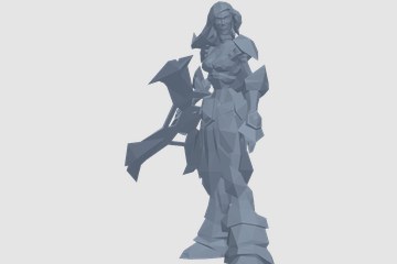 sivir_战争女神 3D打印模型