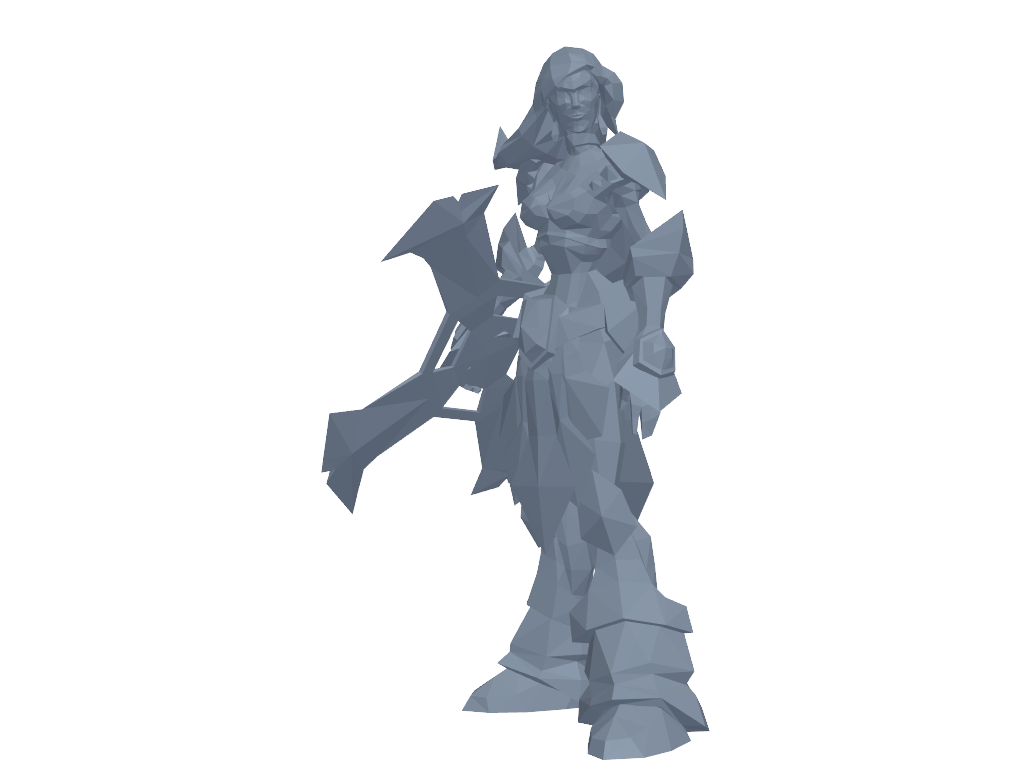 sivir_战争女神 3D打印模型
