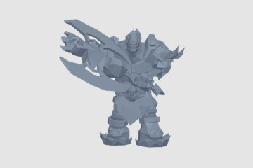 sion_亡灵战神 3D打印模型