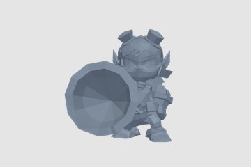 tristana_麦林炮手 3D打印模型