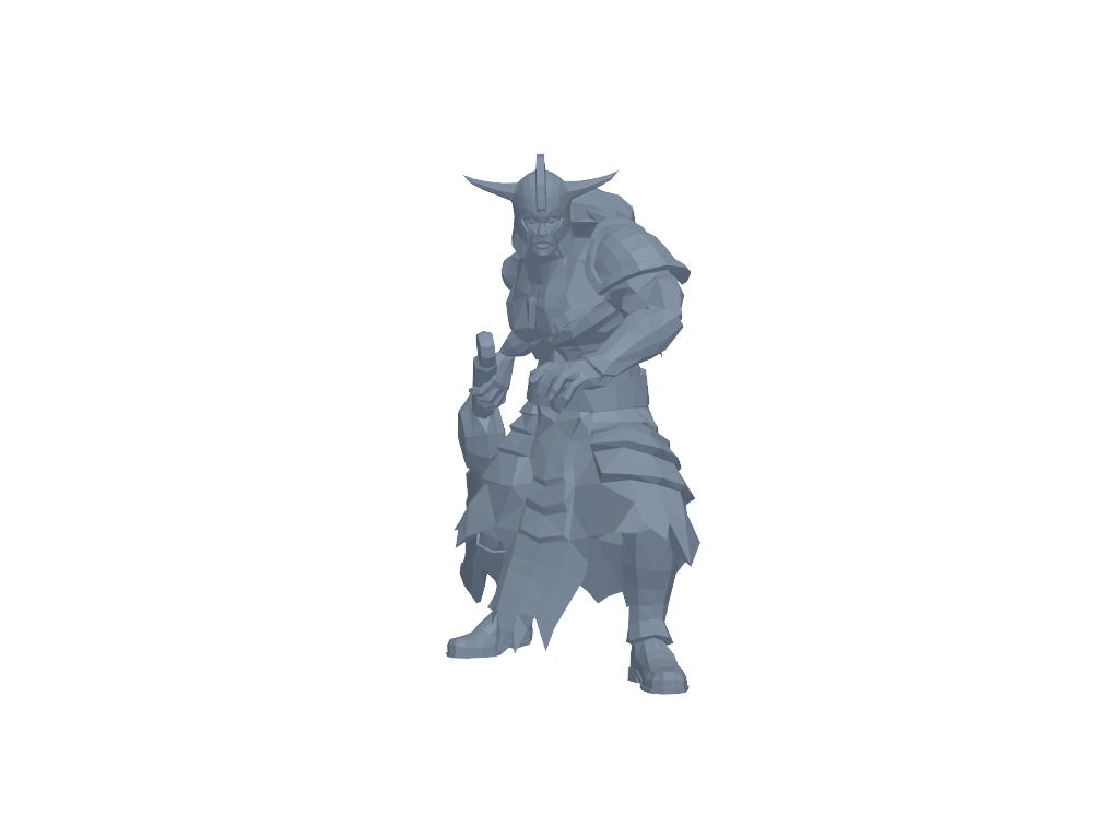 tryndamere_蛮族之王 3D打印模型