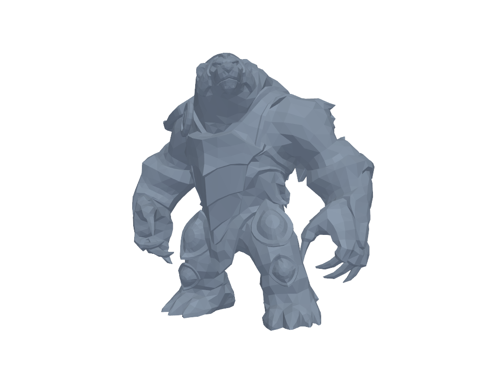 volibear_雷霆咆哮 3D打印模型