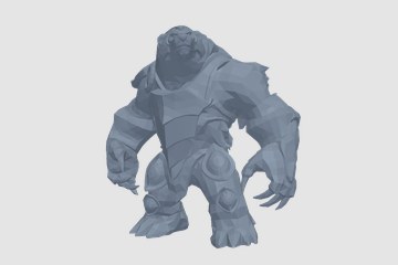 volibear_雷霆咆哮 3D打印模型