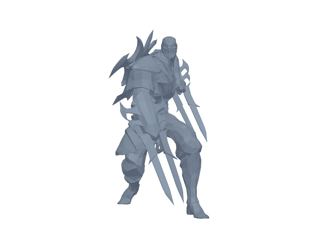 zed_影流之主劫 3D打印模型