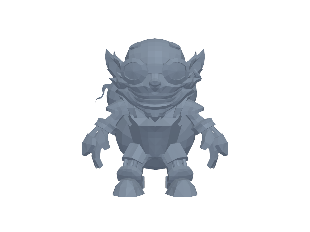 ziggs_爆破鬼才 3D打印模型