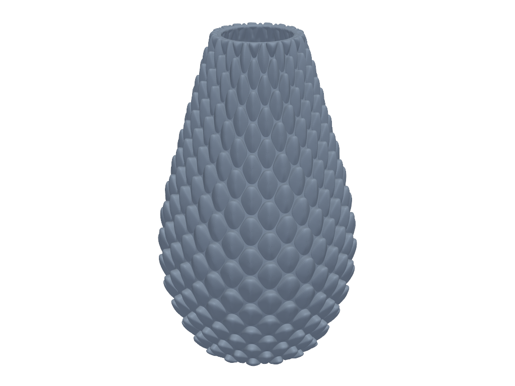 DRAGONSCALEVASE01 3D打印模型