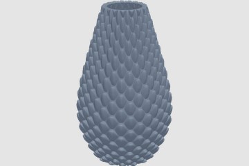 DRAGONSCALEVASE01 3D打印模型