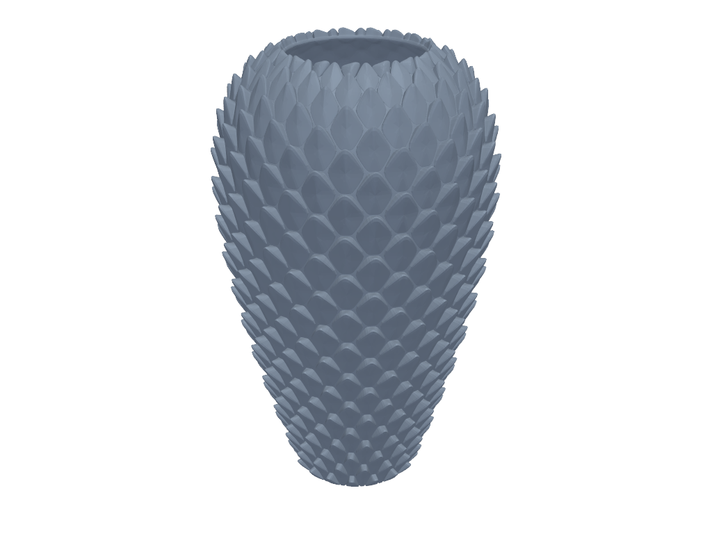 DRAGONSCALEVASE02 3D打印模型