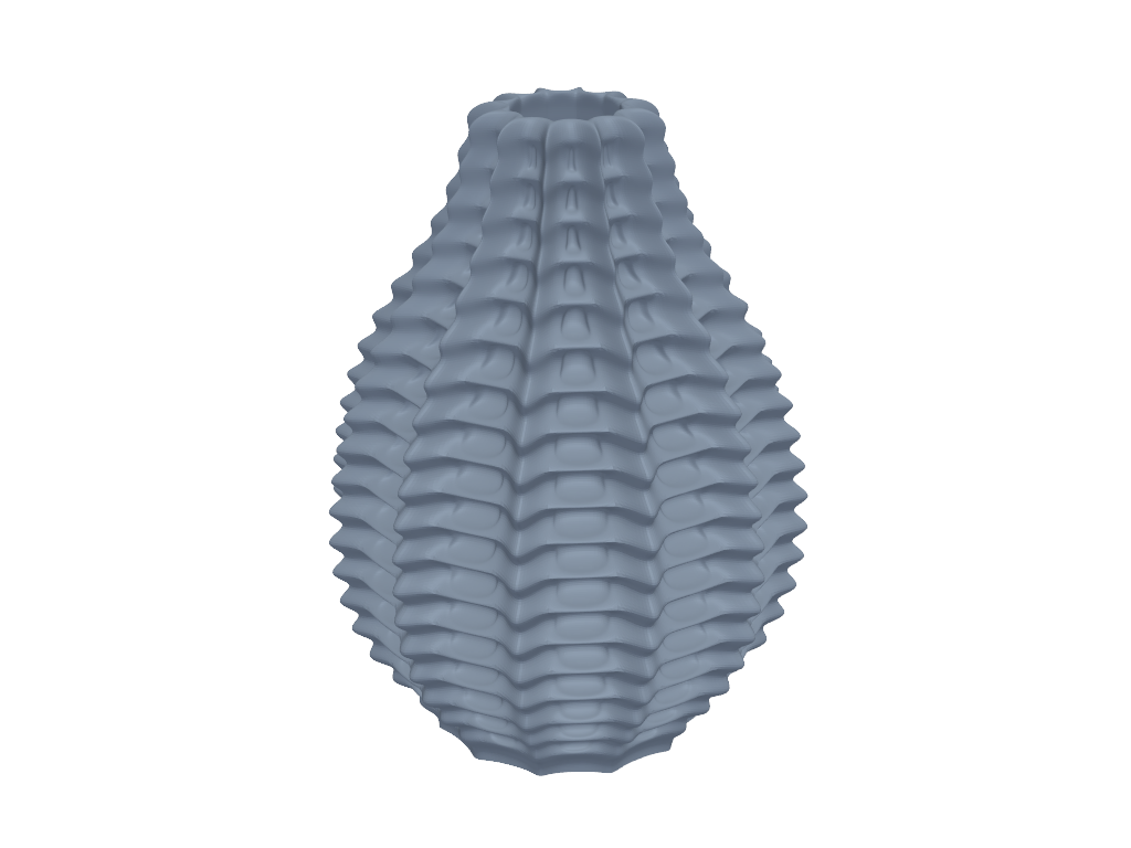 RIBBEDVASE 3D打印模型