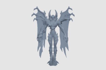 aatrox_暗裔剑魔 3D打印模型