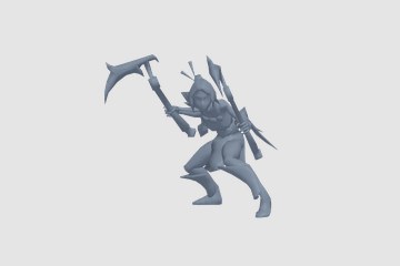akali_暗影之拳 3D打印模型