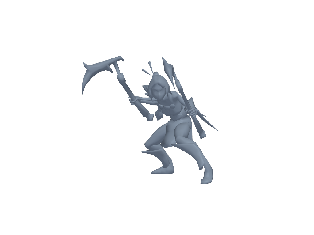 akali_暗影之拳 3D打印模型