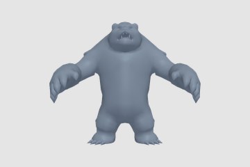 annietibbers_泰迪熊 3D打印模型