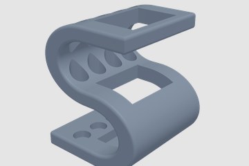 S形笔筒 3D打印模型