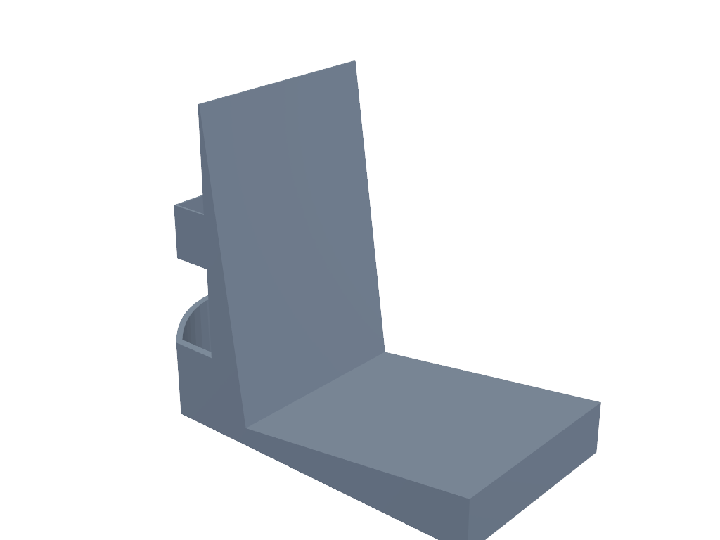 书架笔筒 3D打印模型