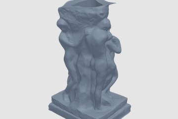 古罗马雕像笔筒花瓶 3D打印模型