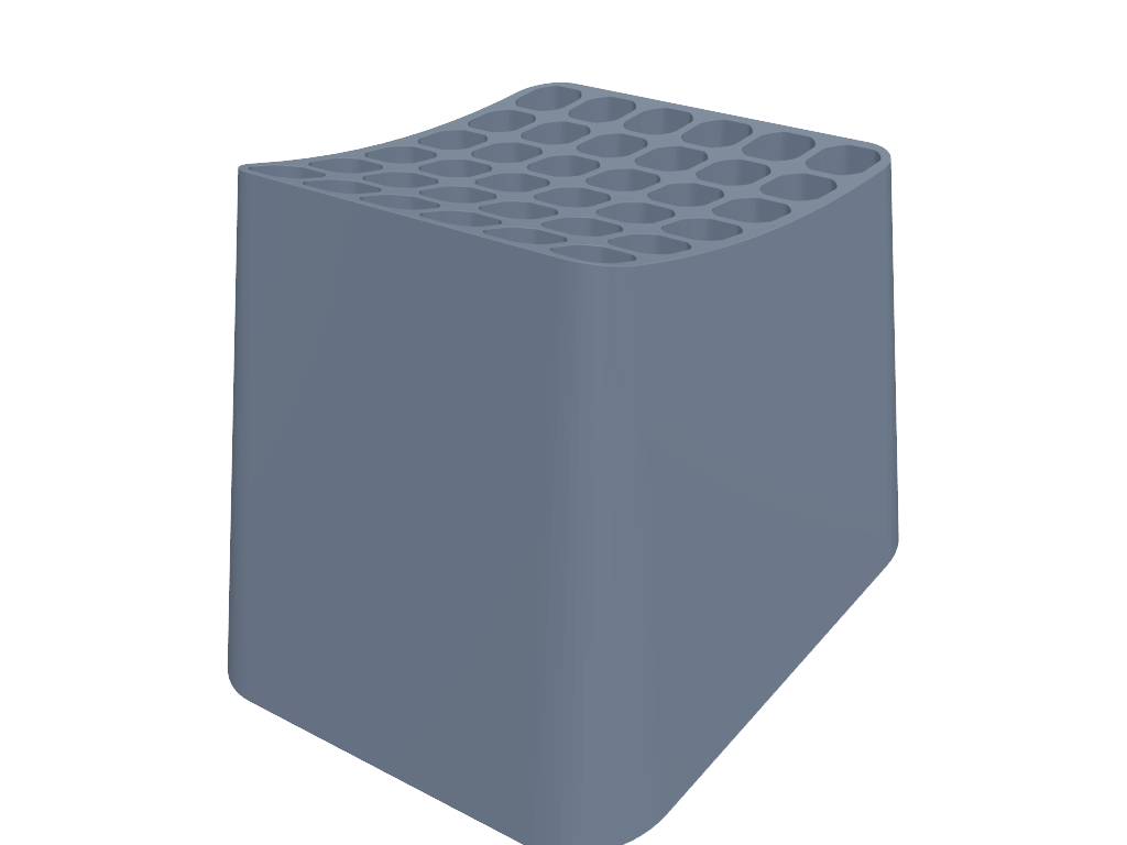 多孔笔筒 3D打印模型